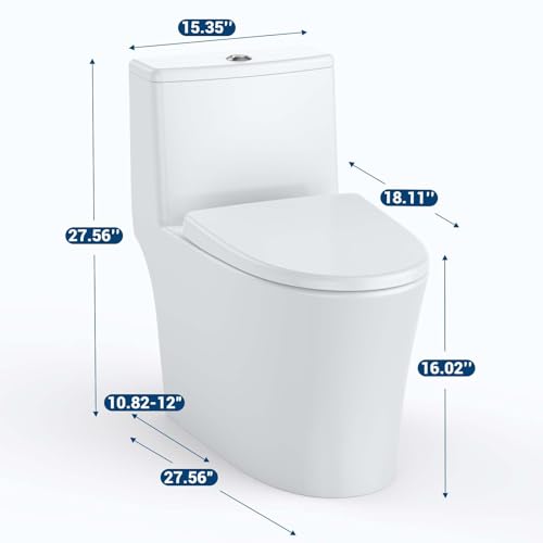 One Piece Toilet - Elongated view 2