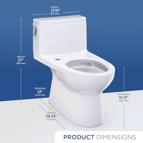 TOTO® Redington™ One-Piece Elongated 1.28 view 4