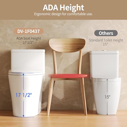 DeerValley Elongated One-Piece Toilet with view 3