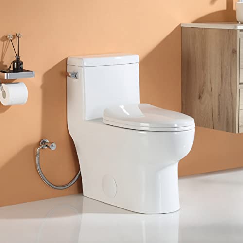 HOROW HR-ST076W Elongated Toilet with