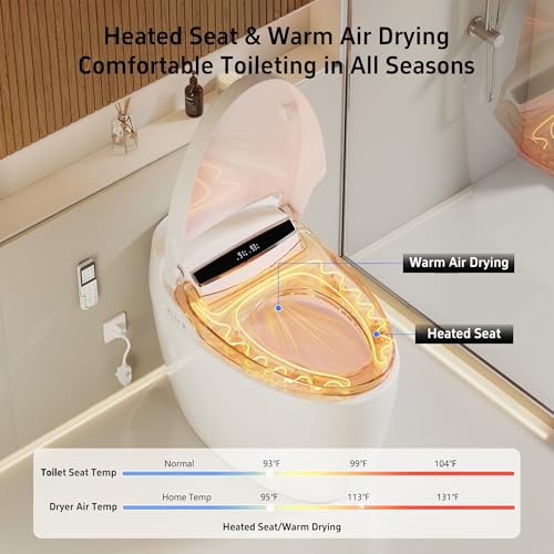 Smart Toilet with Warm Water view 5