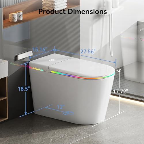 Erdoru Smart Toilet with Bidet view 2