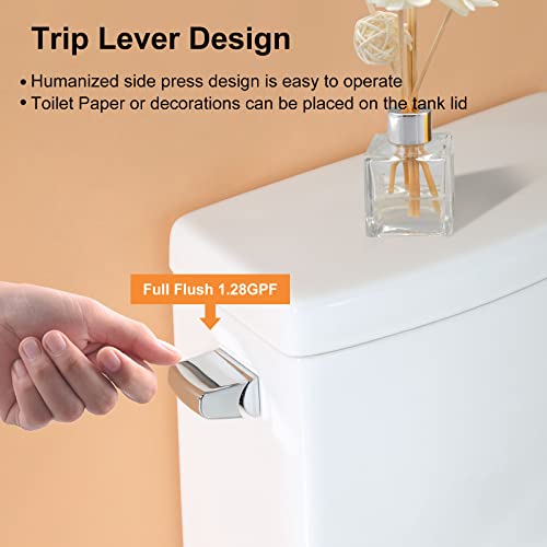 HOROW HR-ST076W Elongated Toilet with view 4