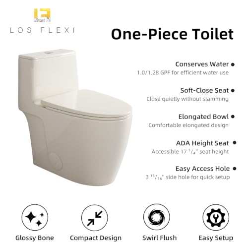 17.3" ADA One Piece Toilet view 2