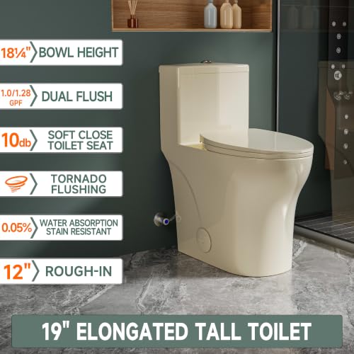 Vomlor 19" ADA Height Elongated view 3