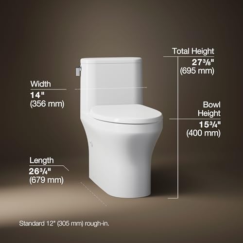 Kohler 28020-0 Spacity™ One-piece compact view 3