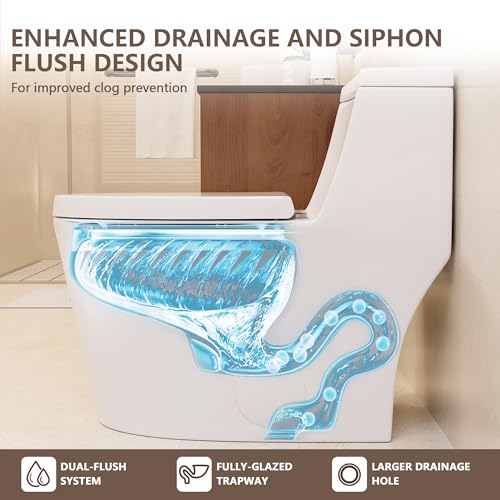 DeerValley Elongated One Piece Toilet view 5