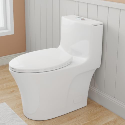 Elongated One Piece Toilet with
