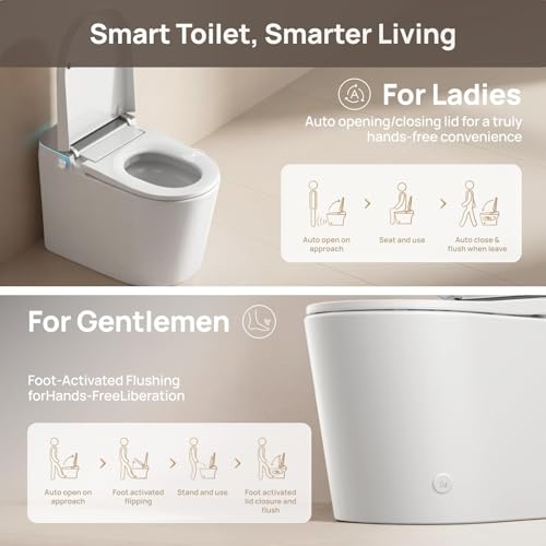 Smart Toilet with Bidet Built-in: view 4