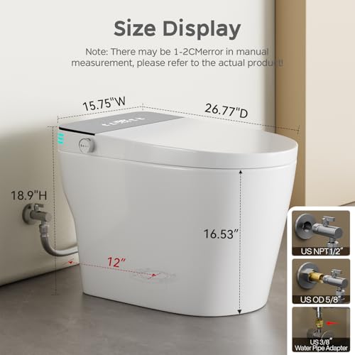 WITMYA Smart Toilet with Bidet view 2