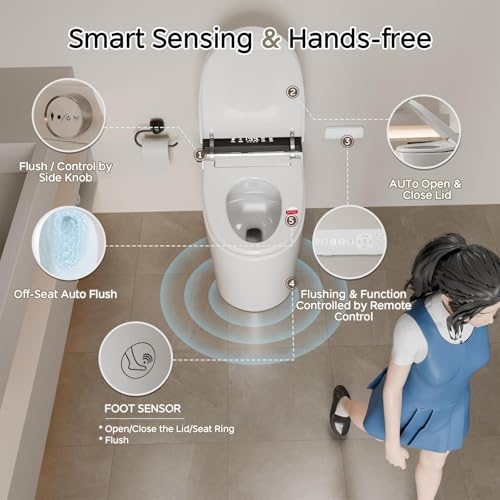 WITMYA Smart Toilet with Bidet view 3