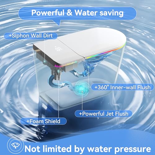 Erdoru Smart Toilet with Bidet view 3