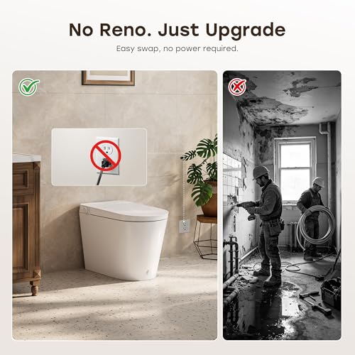 HOROW Non-Electric Bidet Toilet with view 2