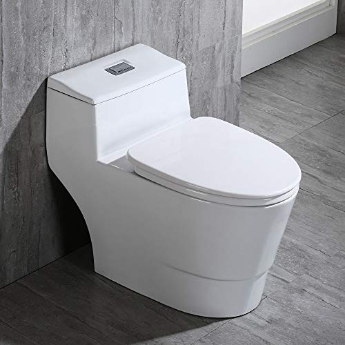 WOODBRIDGE T-0018/B-0735 Dual Flush Elongated