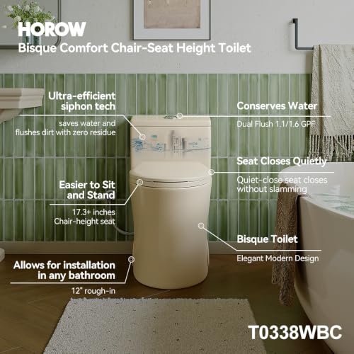 HOROW T0338WBC Elongated One Piece view 2